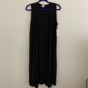 Black LuLaRoe Joy long vest